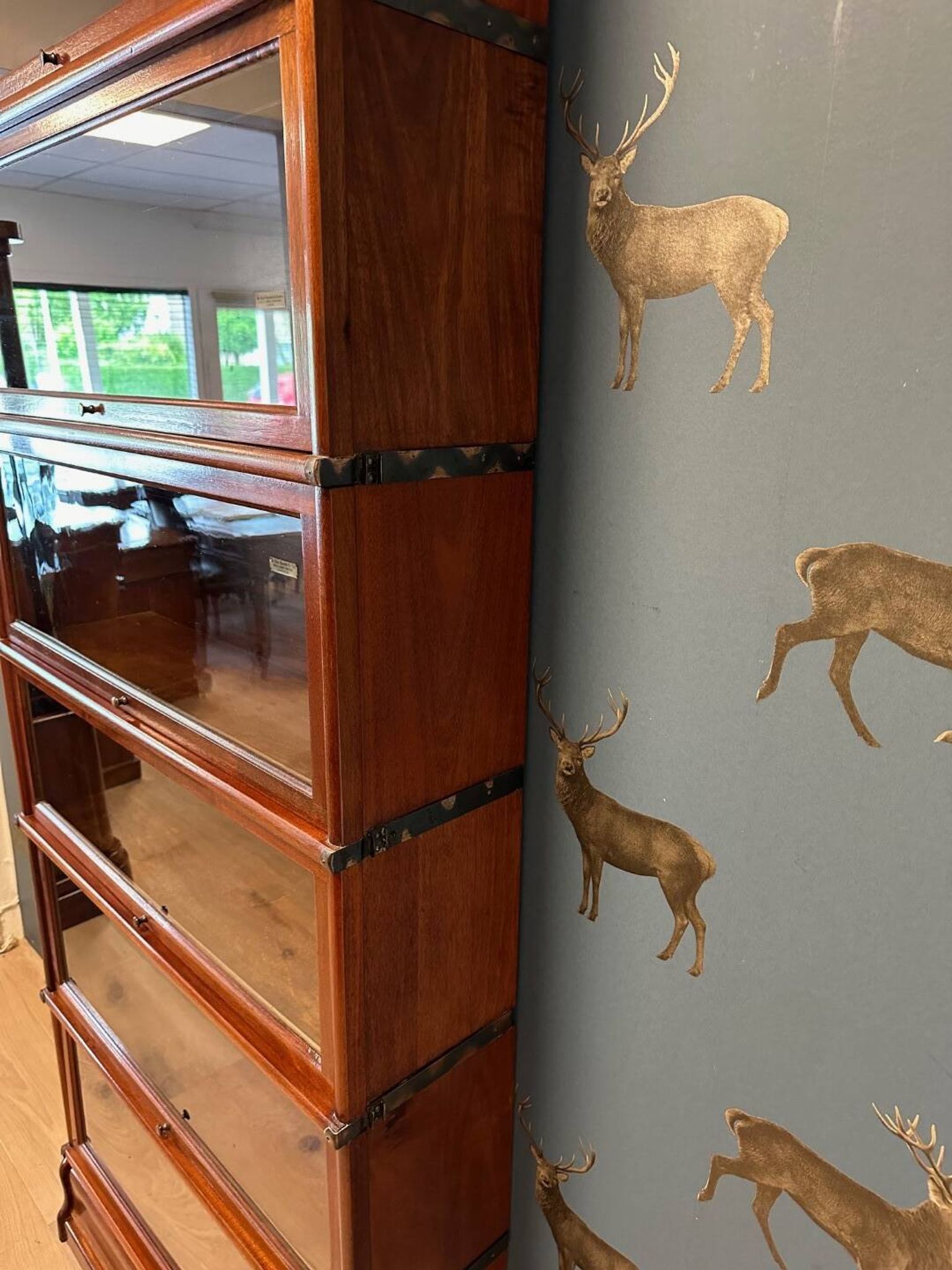 Antique Globe Wernicke Bookcase