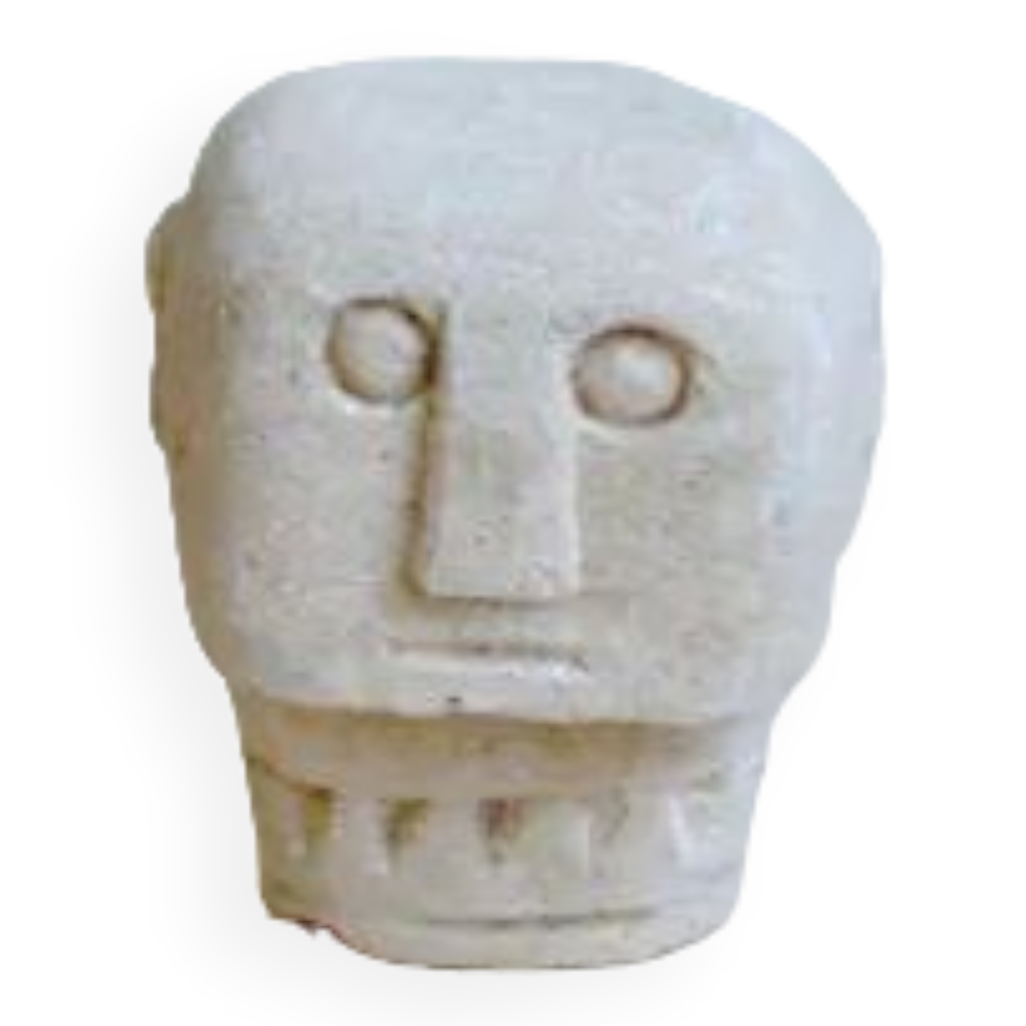 Stone head from Indonesia