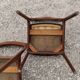 Set of 4 teak chairs scandinave style 60s