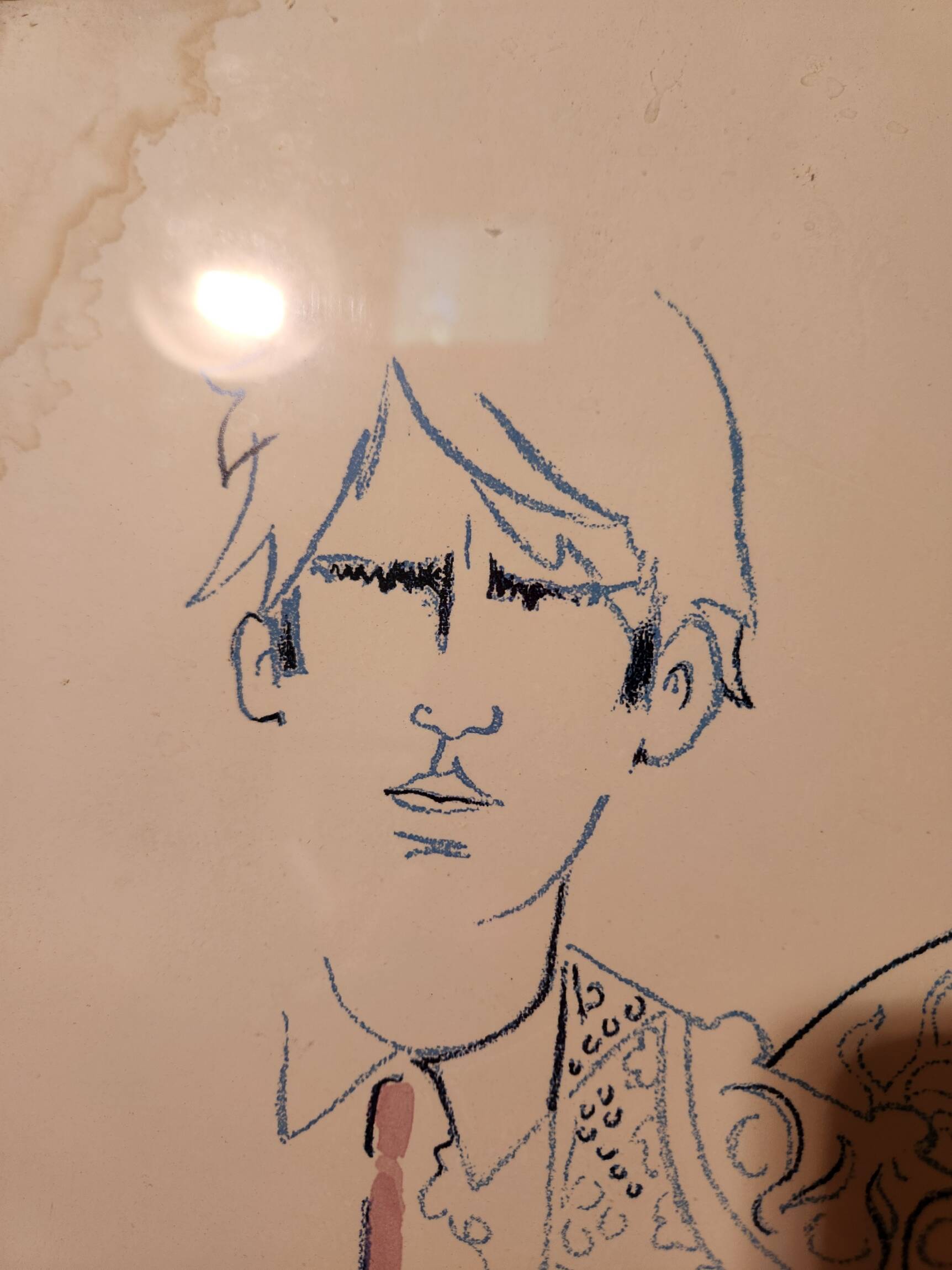 Lithographie Jean Cocteau 1963