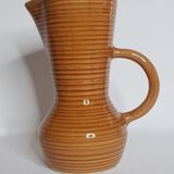 Digoin e-sandstone pitcher, honey colour, 22 cm