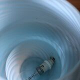 Blue opaline lamp