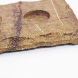 Pair of brutalist candlesticks