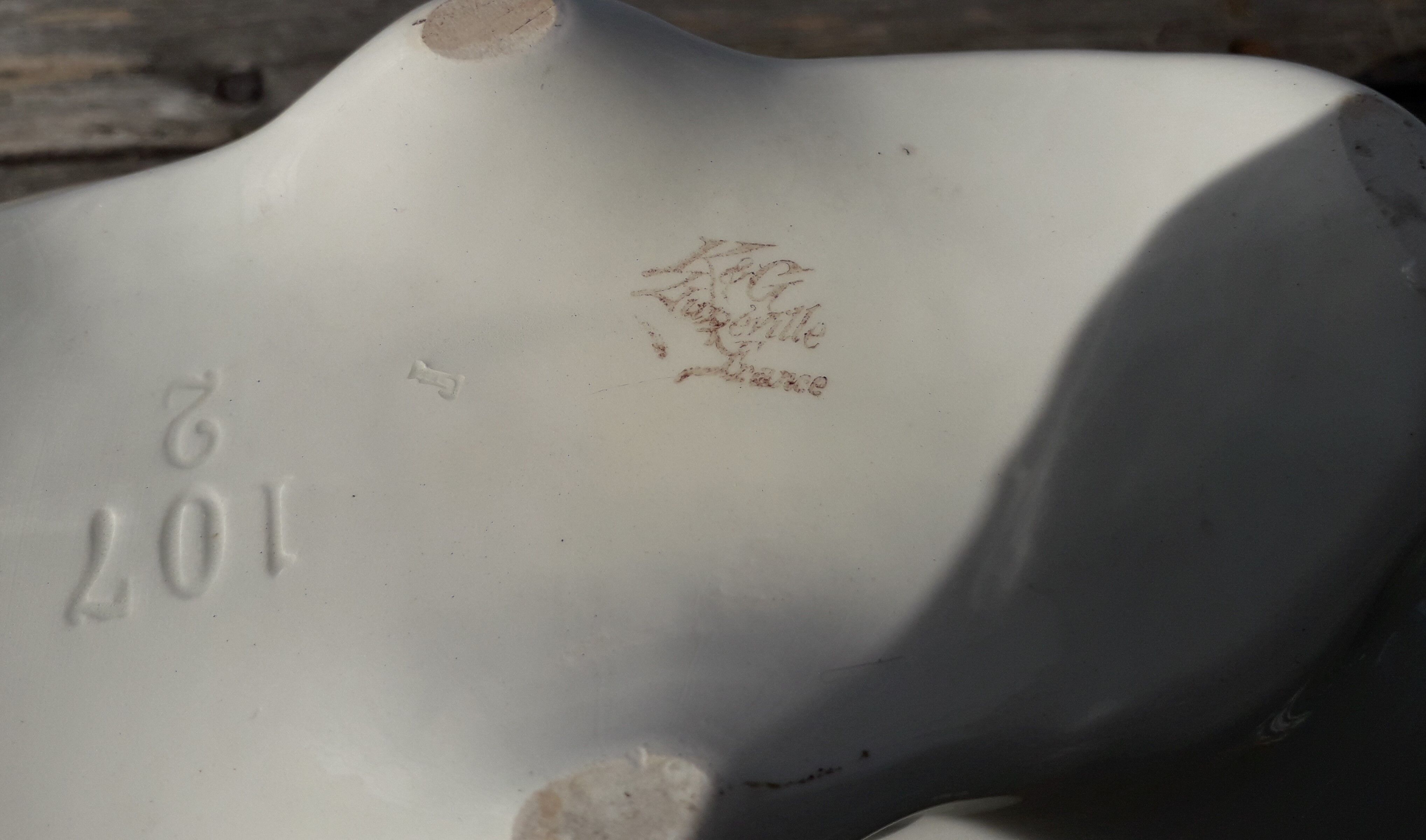 Earthenware planter Luneville