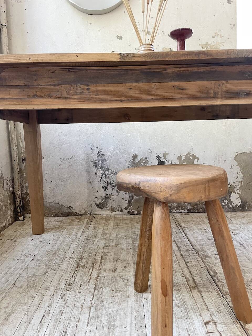 4m XXL pine and oak farmhouse table