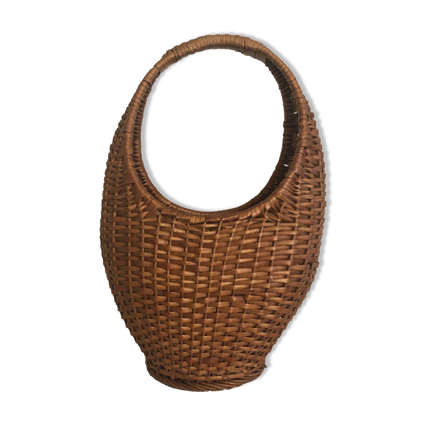 Panier en osier tressé