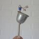 Original Art Deco Chandelier Antique Hand Blown Glass Pendant Light 1940's