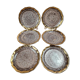 Set of 6 dessert plates – Marius Giuge Vallauris – Rare pieces & collection