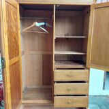triple function wardrobe, hanging rail