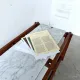 Italian modernist shelf in teak and Carrara marble, 1950s