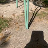 Provence green wrought iron garden room