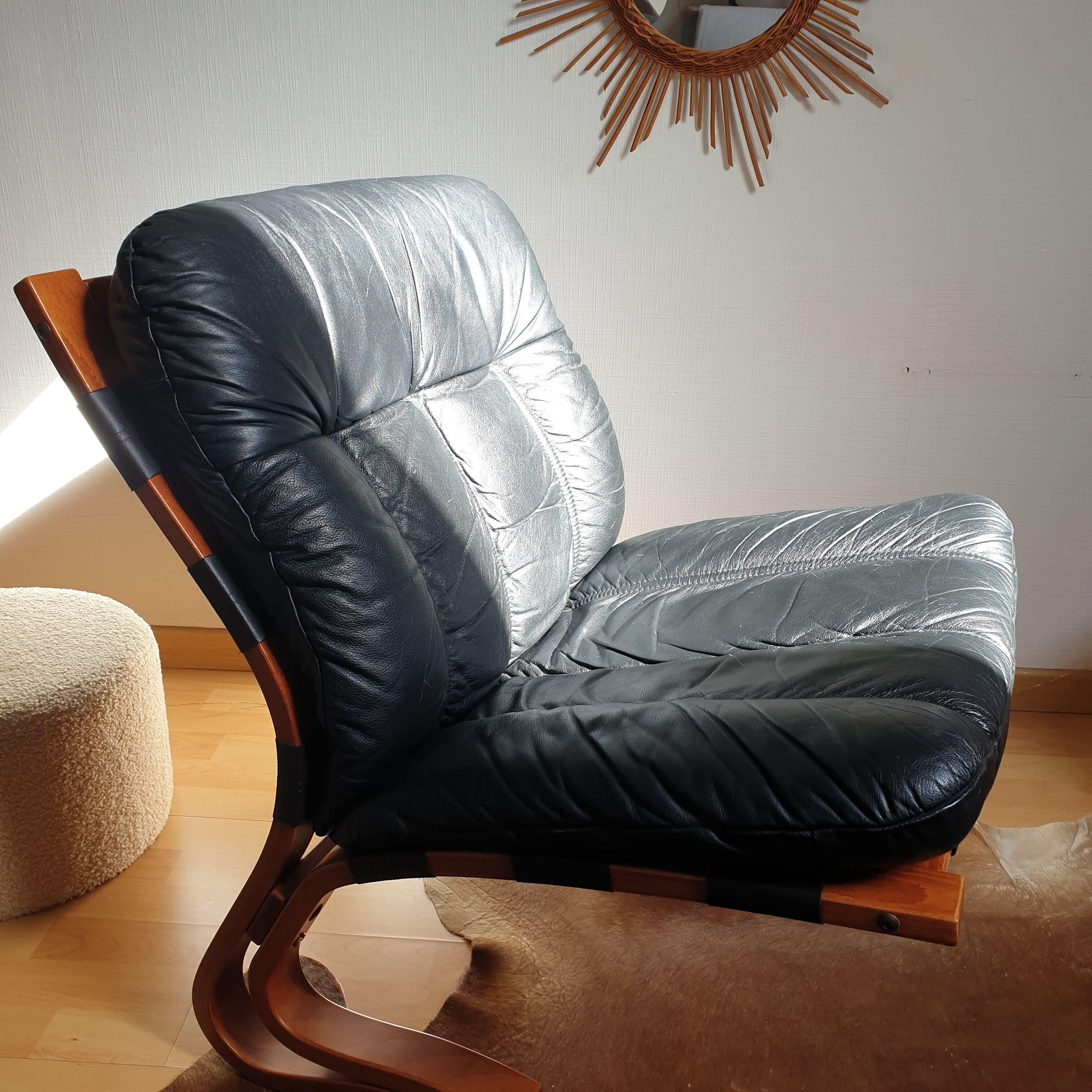 Vintage Scandinavian armchair 60s Kengu