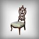 Nursing Chair in Mahogany, Napoleon III period – second half of the 19th century
