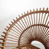 French Rattan Lounge Chair 1960s