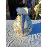 19th century Gien earthenware pitcher