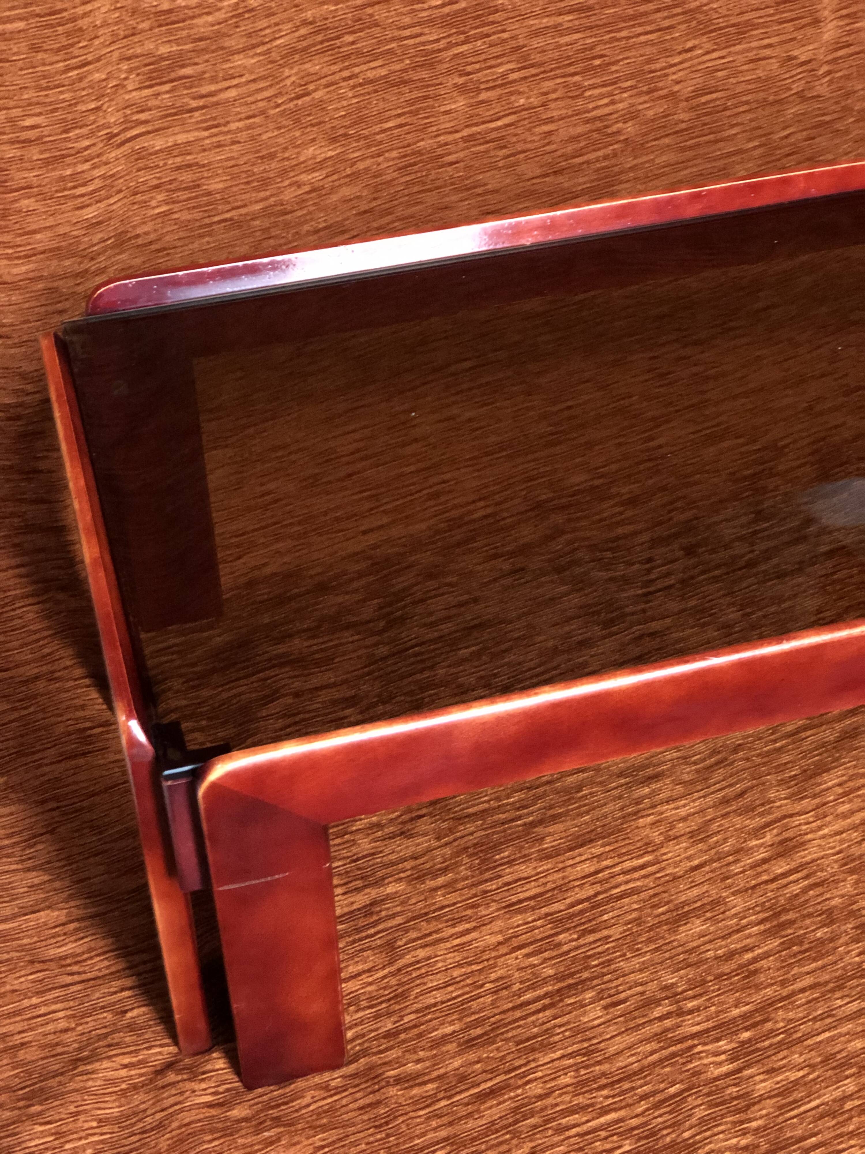 Vintage coffee table 1970 italian design tobia & afra scarpa