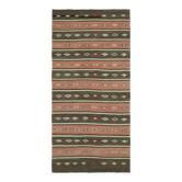 Tapis kilim anatolien vintage fait main turc 164 cm x 330 cm