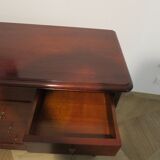 Rare - 6 drawer chest of drawers - mahogany - Louis xvi style - spinning top feet