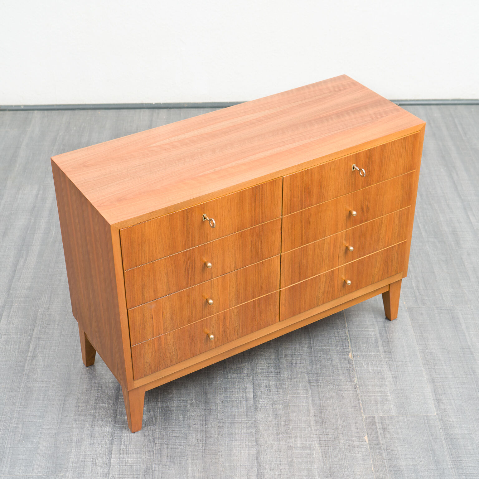 Drawer chest of drawers, 50s, restored