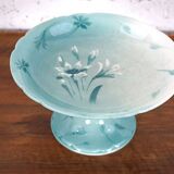 Old Keller and Guérin Luneville fruit bowl with floral decoration