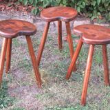 Tabouret bas de berger set de 3