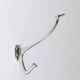 Up to 4 Adolf Loos Art Nouveau Nickel Brass Wall Hooks Café Capua Vienna