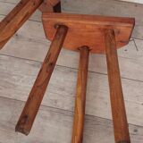 Two tripod stools