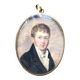 Miniature signed A. Delatour