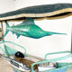 Vintage fairground fish market stall