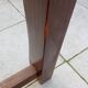 Vintage Scandinavian Brutalist Elm Farmhouse Table