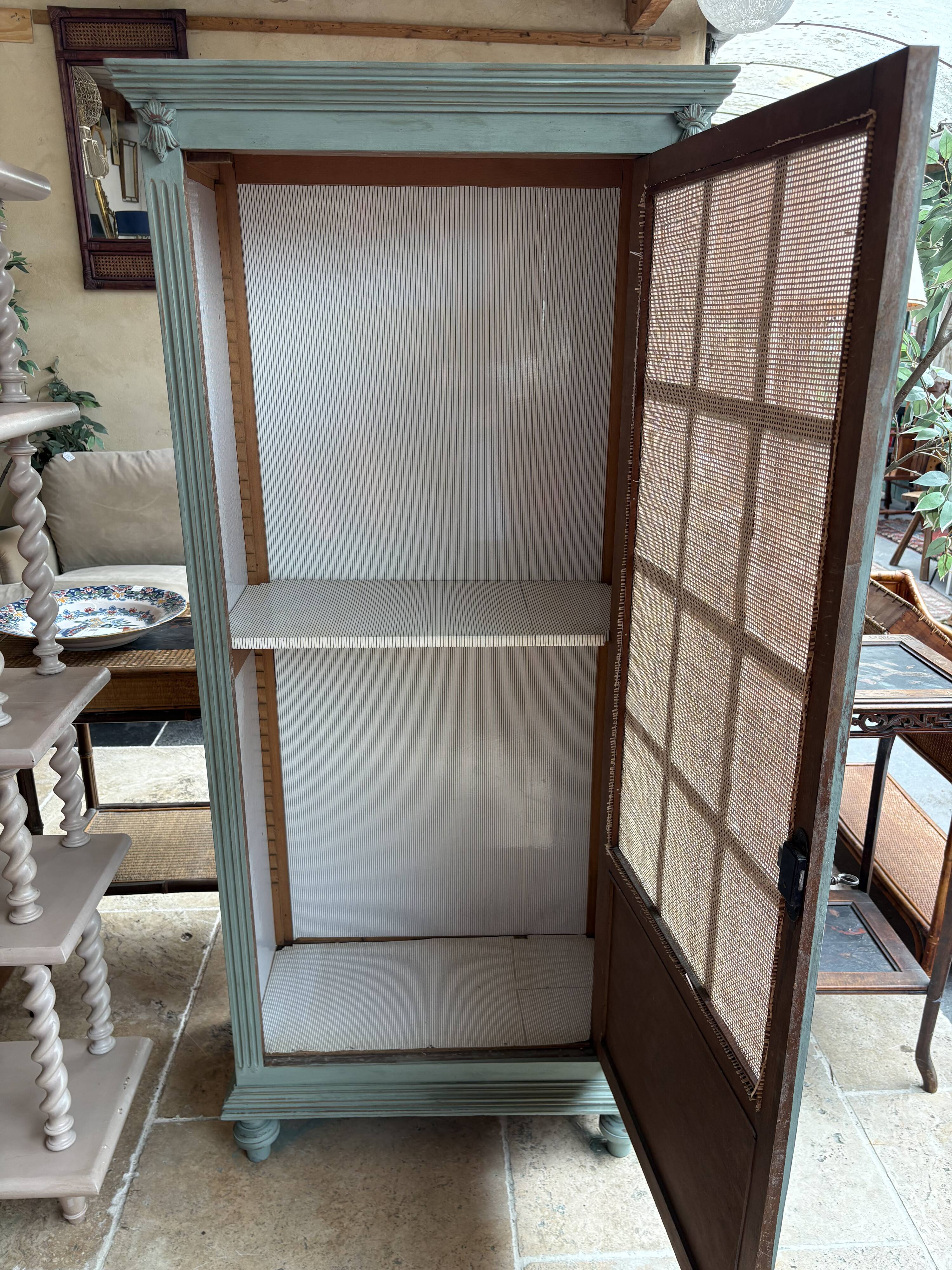 Parisian rattan wardrobe