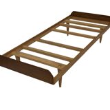 Vintage daybed 1960s minimalist design in Teak wood