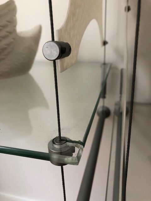 Glass bookcase