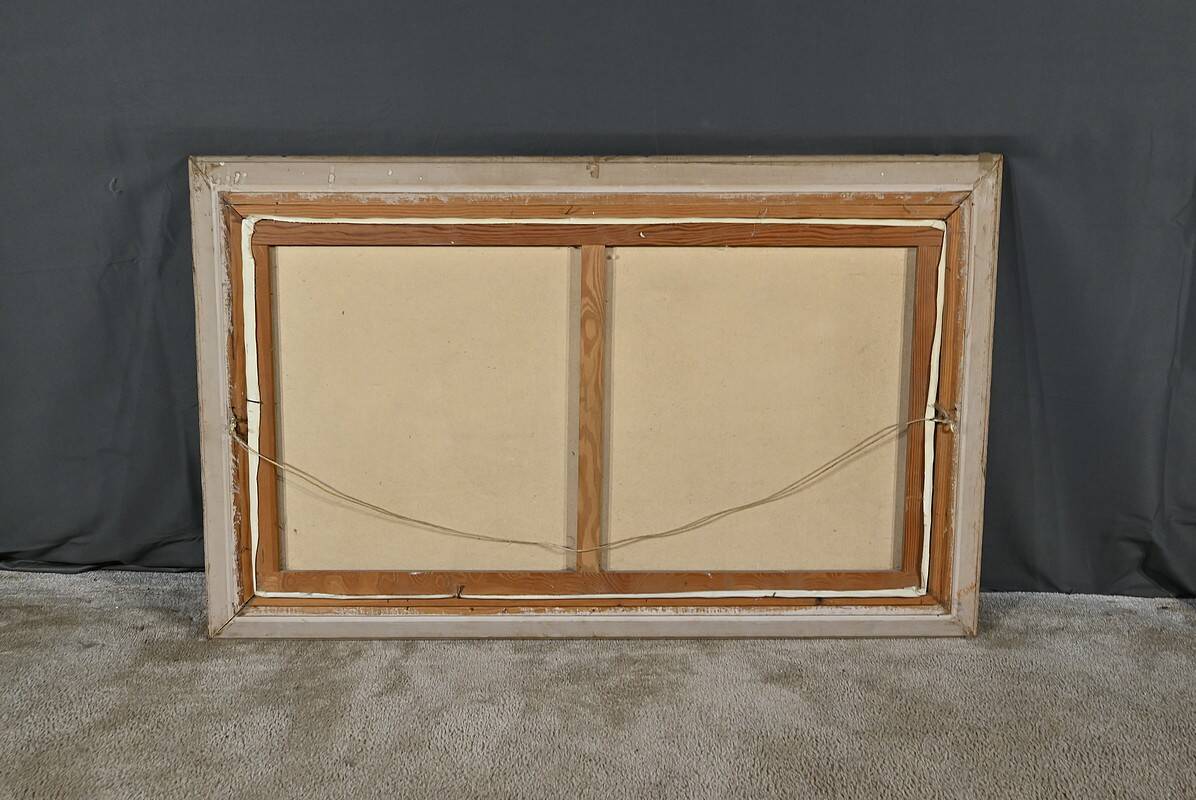 Grande Huile sur Toile Marine signée F. Carbu – XXe