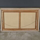 Large Oil on Marine Canvas signed F. Carbu – 20th