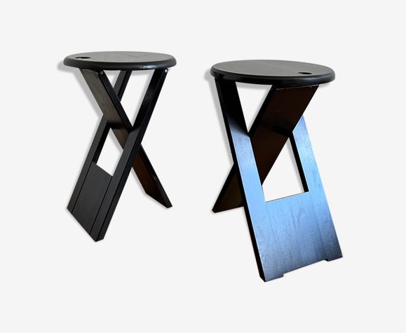 Paire de tabourets design Adrian Reed