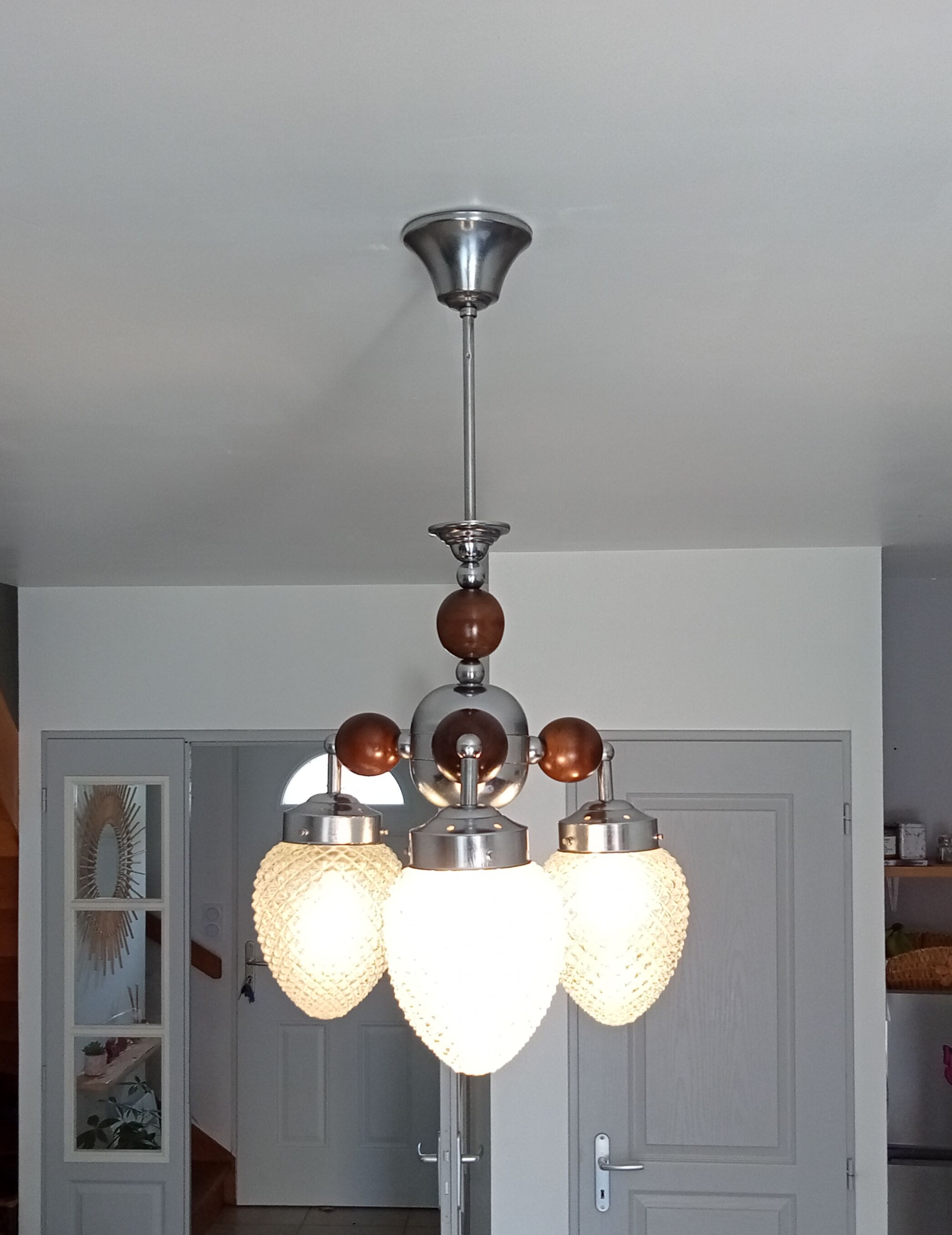 Lustre vintage art déco années 50/60