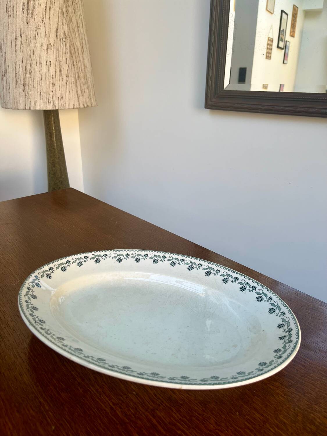 Oval ironstone dish – Moulin des Loups Georgette