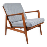Fauteuil scandinave original Stefan, entièrement restauré, icône.