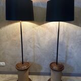 Pair of floor lamps