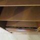 Double curtain cabinet - notary furniture - solid wood - 1970 - industrial style