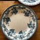 6 assiettes terre de fer