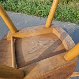 Set of 3 Baumann bistro chairs, Menuet model