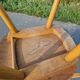Set of 3 Baumann bistro chairs, Menuet model