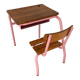 Wooden school desk