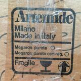 Italian postmodern model Wall lamp Megaron Parete by Gianfranco Frattini for Artemide, 1970s