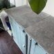 Antique fishmonger’s furniture – Solid stone top – Nearly century-old piece