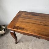 Table de ferme bureau noyer XIXème