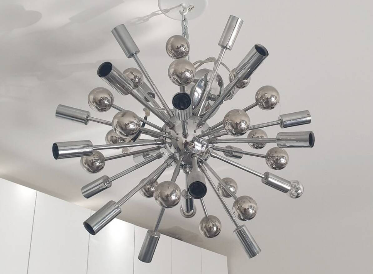 Sputnik chandelier / Sputnik 1970s