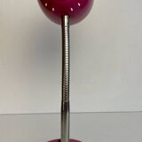 Flexible Pink and Metal Desk Lamp - 70's Style - Seventies and Vintage